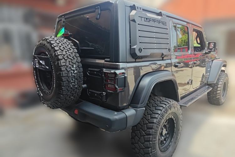 Used Jeep Wrangler 2019 2.0T Sahara Four-Door Version China VI Emission Standard Rear Right 45 Deg