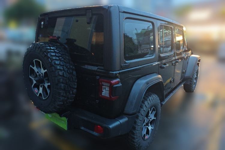 Used Jeep Wrangler 2019 2.0T Rubicon Four-Door Version China VI Emission Standard Rear Right 45 Deg