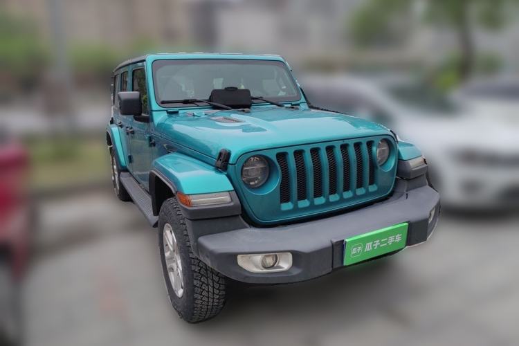 Used Jeep Wrangler 2019 2.0T Sahara 4-Door Version China V Standard Front Right 45 Deg