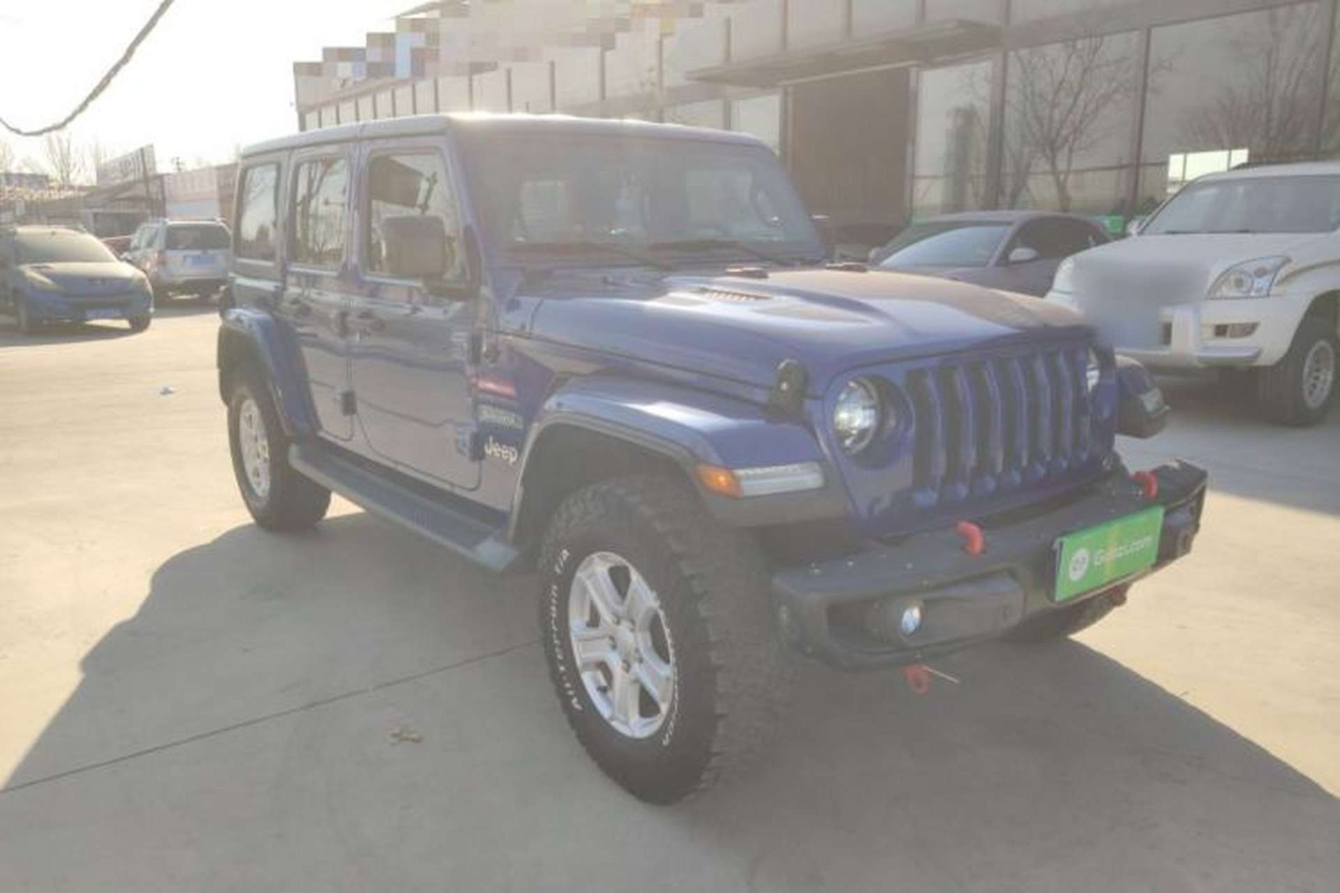 Used Jeep Wrangler 2019 2.0T Sahara Four-Door Version China VI Emission Standard Front Right 45 Deg