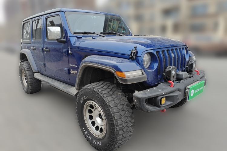 Used Jeep Wrangler 2019 2.0T Sahara 4-Door Version China V Standard Front Right 45 Deg