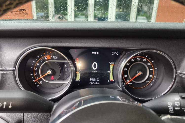 Used Jeep Wrangler 2019 2.0T Sahara Four-Door Version China VI Emission Standard Instrument Cluster