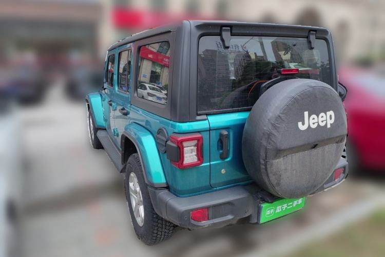 Used Jeep Wrangler 2019 2.0T Sahara 4-Door Version China V Standard Rear Left 45 Deg