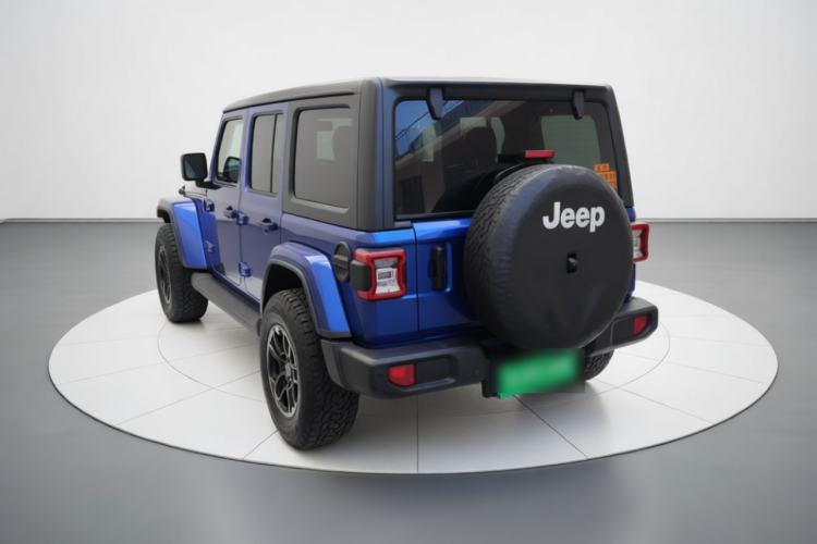 Used Jeep Wrangler 2019 2.0T Sahara Four-Door Version China VI Emission Standard Rear Left 45 Deg