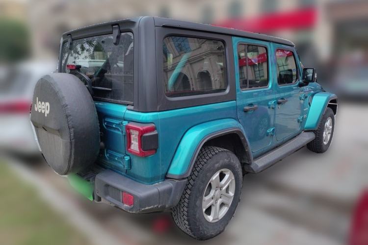 Used Jeep Wrangler 2019 2.0T Sahara 4-Door Version China V Standard Rear Right 45 Deg