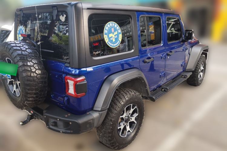 Used Jeep Wrangler 2019 2.0T Rubicon Four-Door Version China VI Emission Standard Rear Right 45 Deg