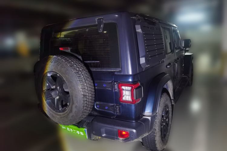 Used Jeep Wrangler 2019 2.0T Sahara Four-Door Version China VI Emission Standard Rear Right 45 Deg