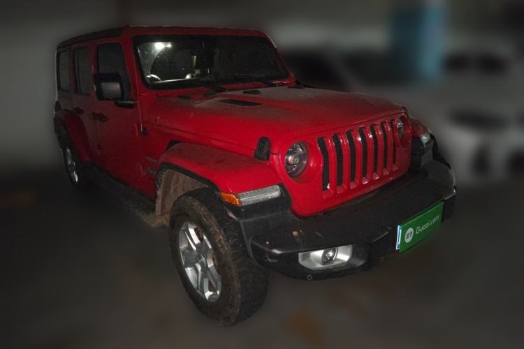 Used Jeep Wrangler 2019 2.0T Sahara Four-Door Version China VI Emission Standard Front Right 45 Deg