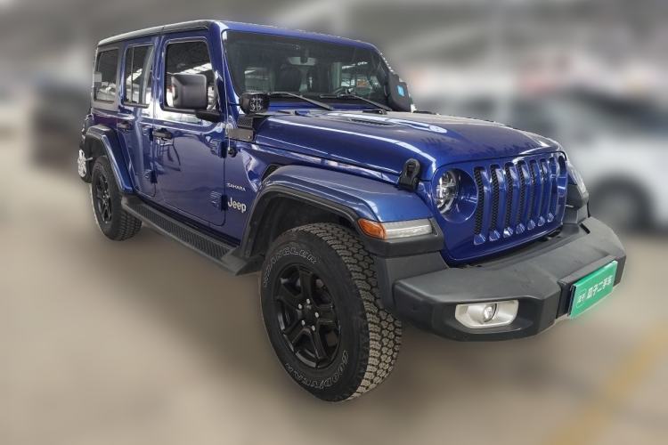 Used Jeep Wrangler 2019 2.0T Sahara 4-Door Version China V Standard Front Right 45 Deg