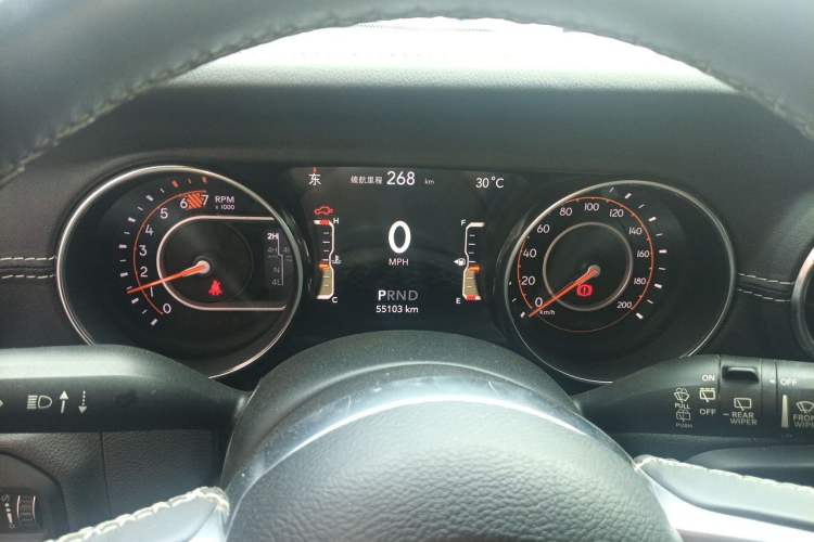 Used Jeep Wrangler 2019 2.0T Sahara Four-Door Version China VI Emission Standard Instrument Cluster