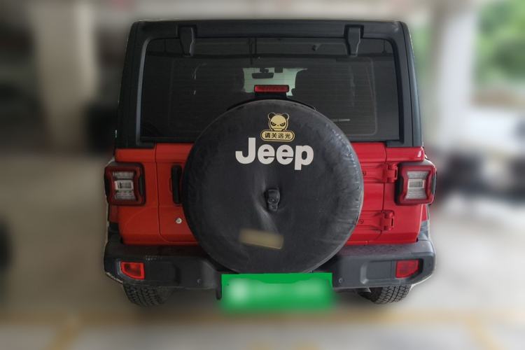 Used Jeep Wrangler 2019 2.0T Sahara Four-Door Version China VI Emission Standard Rear