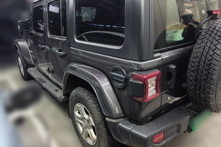 Used Jeep Wrangler 2019 2.0T Sahara Four-Door Version China VI Emission Standard Rear Left 45 Deg