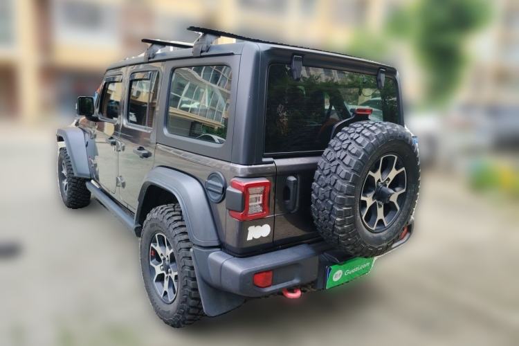 Used Jeep Wrangler 2019 2.0T Rubicon Four-Door Version China VI Emission Standard Rear Left 45 Deg