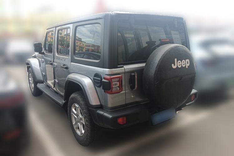 Used Jeep Wrangler 2019 2.0T Sahara Four-Door Version China VI Emission Standard Rear Left 45 Deg