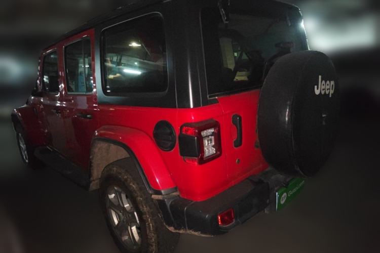 Used Jeep Wrangler 2019 2.0T Sahara Four-Door Version China VI Emission Standard Rear Left 45 Deg