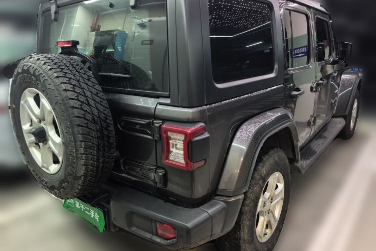 Used Jeep Wrangler 2019 2.0T Sahara Four-Door Version China VI Emission Standard Rear Right 45 Deg
