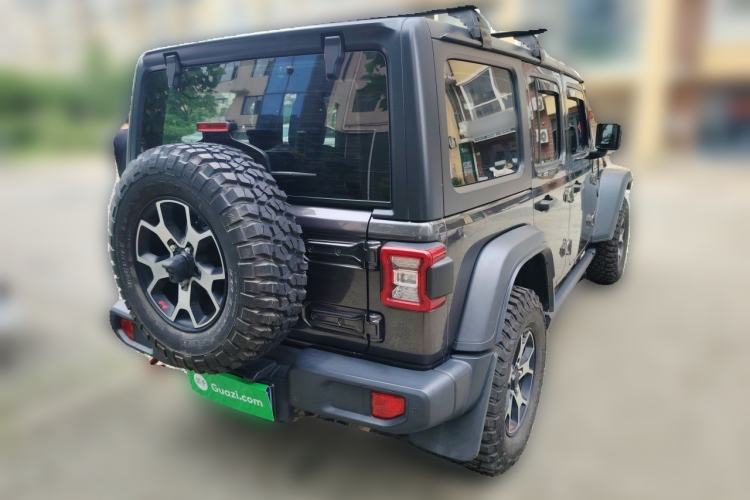 Used Jeep Wrangler 2019 2.0T Rubicon Four-Door Version China VI Emission Standard Rear Right 45 Deg