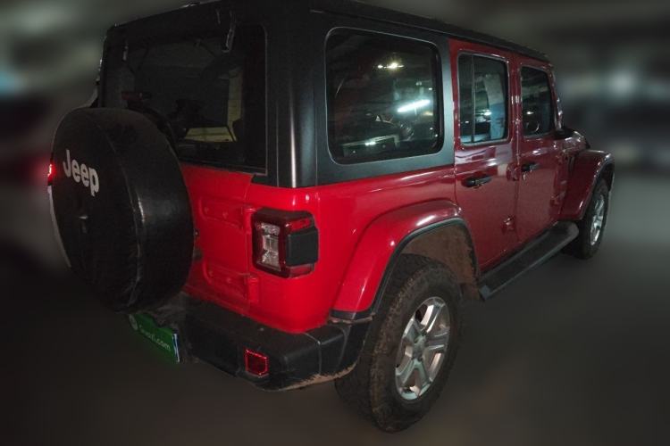 Used Jeep Wrangler 2019 2.0T Sahara Four-Door Version China VI Emission Standard Rear Right 45 Deg
