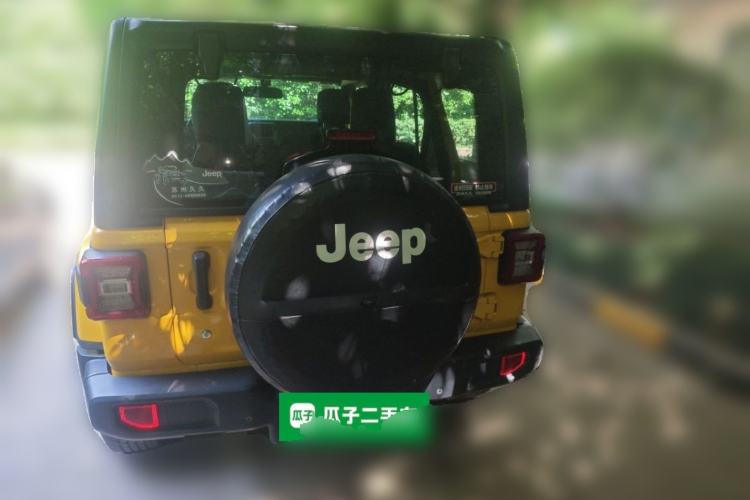 Used Jeep Wrangler 2019 2.0T Sahara Four-Door Version China VI Emission Standard Rear