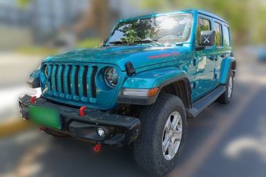 Used Jeep Wrangler 2019 2.0T Sahara Four-Door Electric Convertible China VI Emission Standard