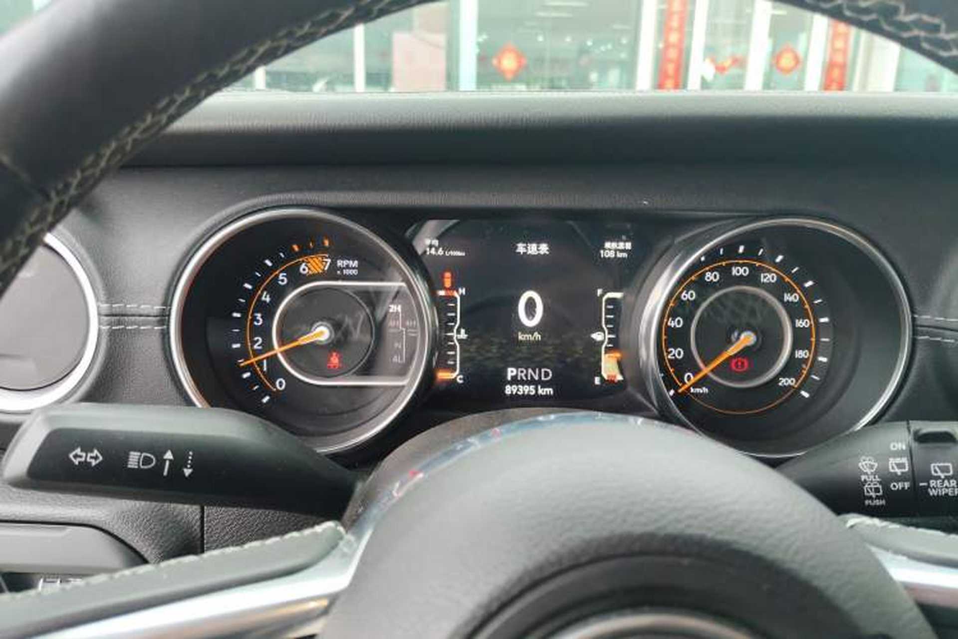 Used Jeep Wrangler 2019 2.0T Sahara Four-Door Version China VI Emission Standard Instrument Cluster
