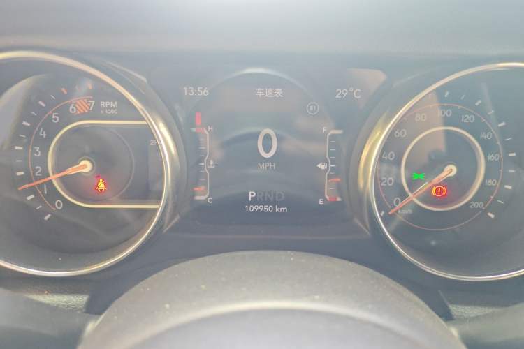 Used Jeep Wrangler 2019 2.0T Sahara 4-Door Version China V Standard Instrument Cluster