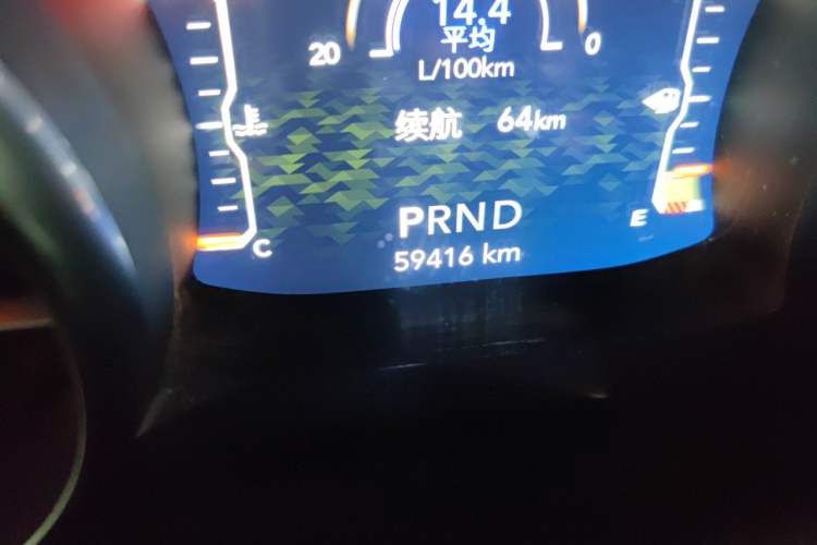 Used Jeep Wrangler  Odometer Close Up