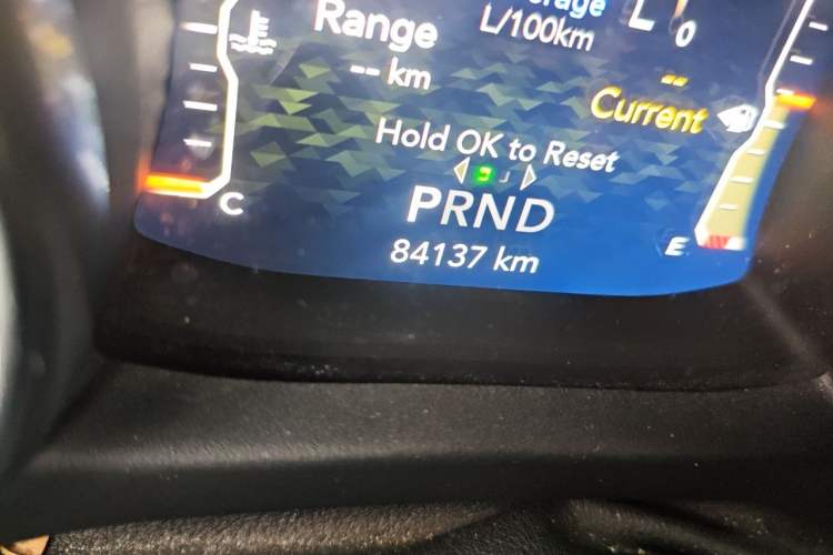 Used Jeep Wrangler  Odometer Close Up