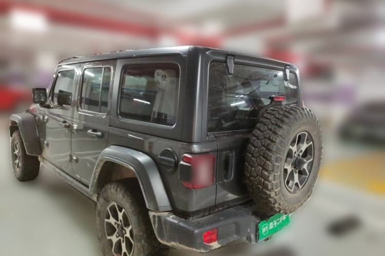 Used Jeep Wrangler 2019 2.0T Rubicon Four-Door Version China VI Emission Standard Rear Left 45 Deg