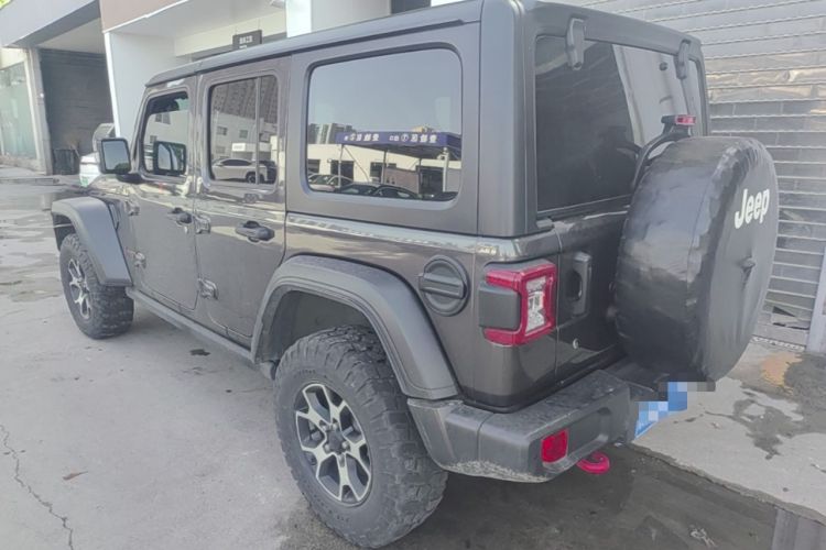 Used Jeep Wrangler 2019 2.0T Rubicon Four-Door Version China V Emission Standard Rear Left 45 Deg