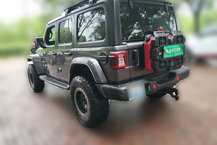 Used Jeep Wrangler 2019 2.0T Sahara Four-Door Version China VI Emission Standard Rear Left 45 Deg