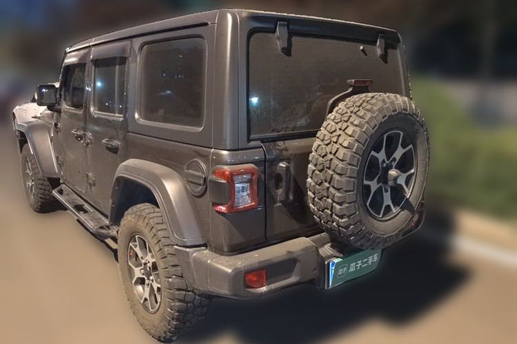 Used Jeep Wrangler 2019 2.0T Rubicon Four-Door Version China VI Emission Standard Rear Left 45 Deg