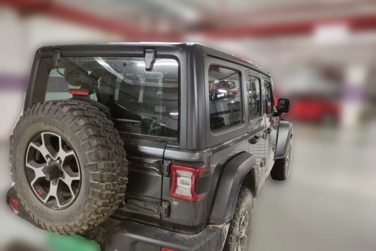 Used Jeep Wrangler 2019 2.0T Rubicon Four-Door Version China VI Emission Standard Rear Right 45 Deg