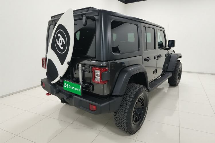 Used Jeep Wrangler 2019 2.0T Rubicon Four-Door Version China VI Emission Standard Rear Right 45 Deg