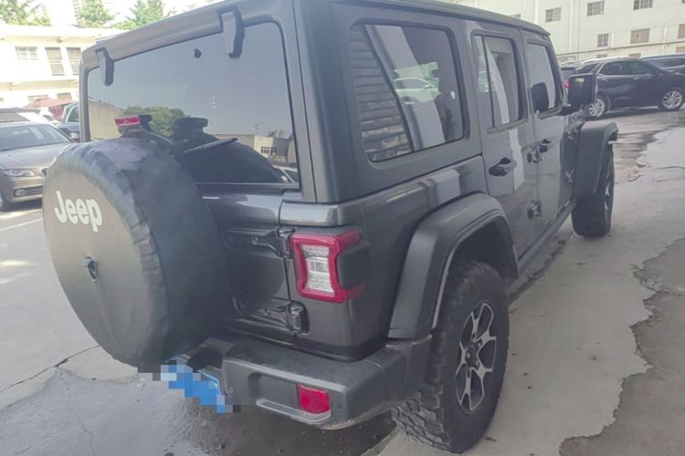 Used Jeep Wrangler 2019 2.0T Rubicon Four-Door Version China V Emission Standard Rear Right 45 Deg
