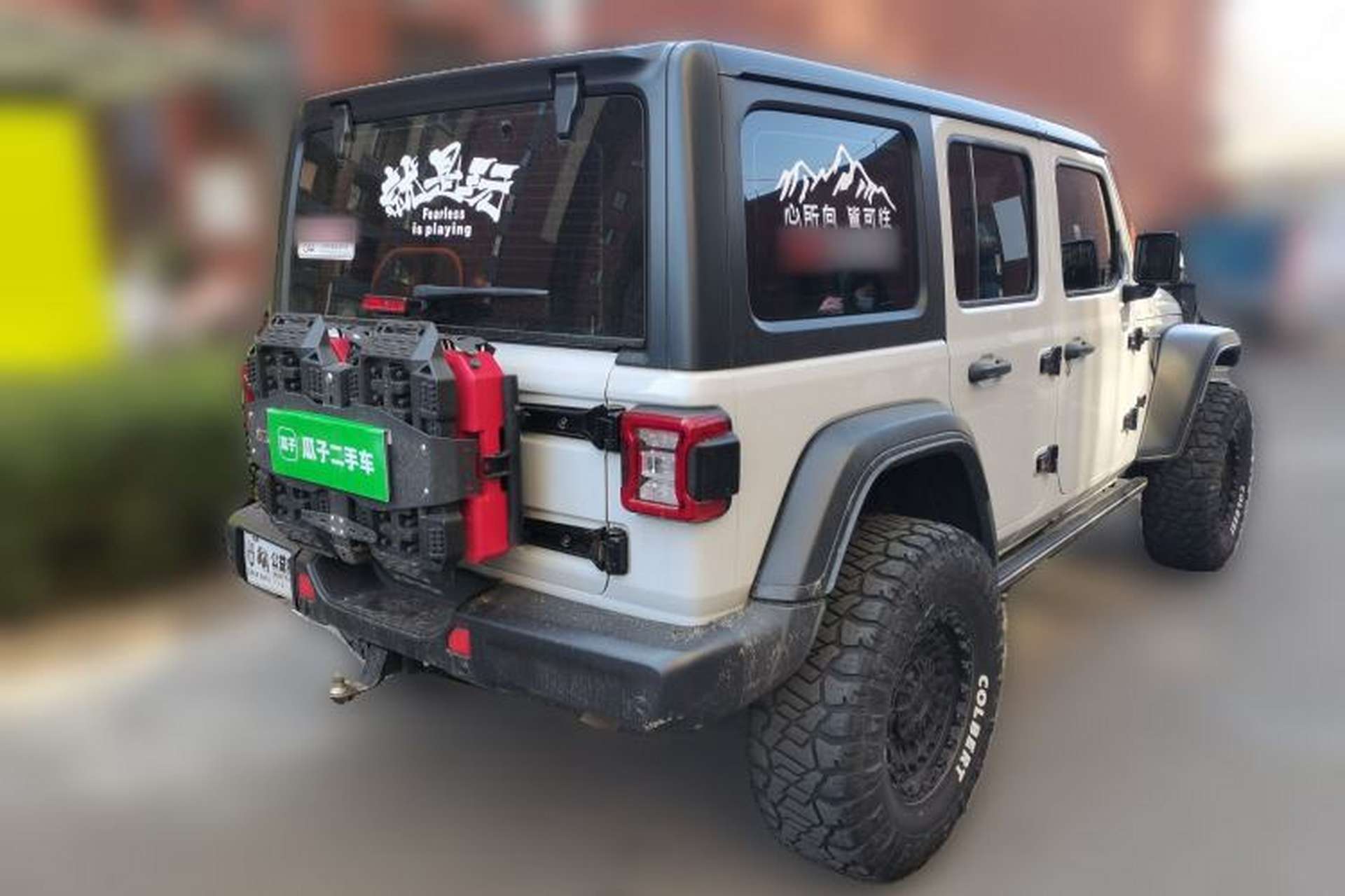 Used Jeep Wrangler 2019 2.0T Rubicon Four-Door Version China VI Emission Standard Rear Right 45 Deg