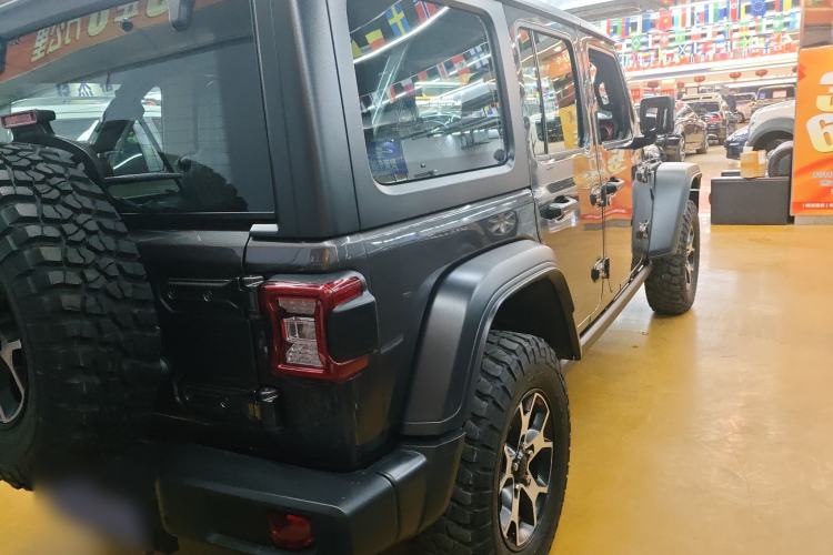 Used Jeep Wrangler 2019 2.0T Rubicon Four-Door Version China VI Emission Standard Rear Right 45 Deg