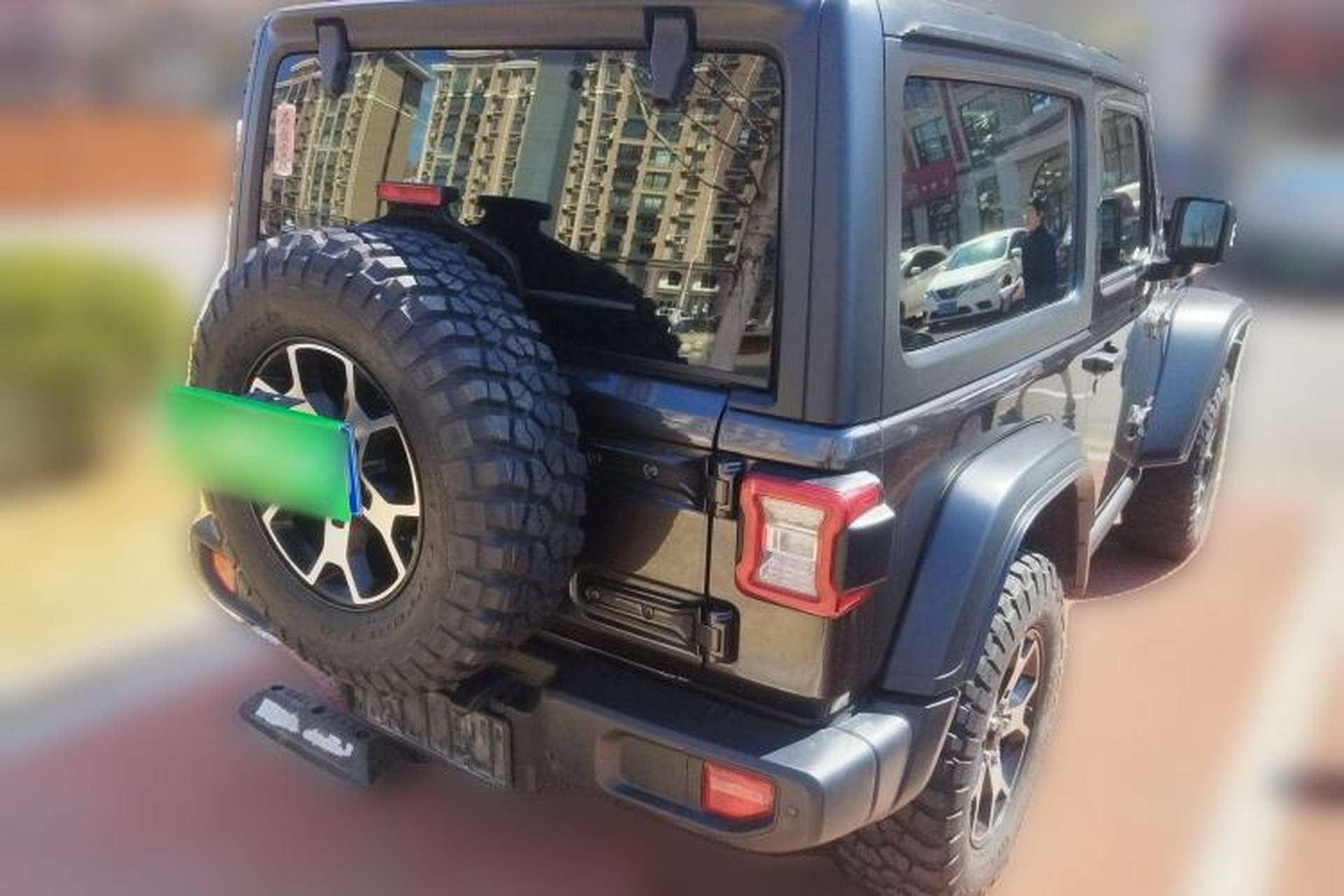 Used Jeep Wrangler 2019 2.0T Rubicon Two-Door Version China VI Emission Standard Rear Right 45 Deg