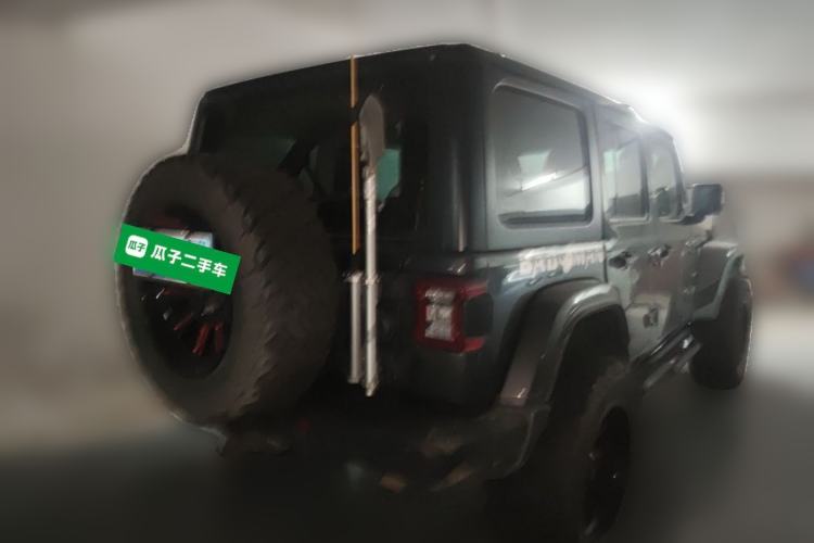 Used Jeep Wrangler 2019 2.0T Sahara Four-Door Version China VI Emission Standard Rear Right 45 Deg