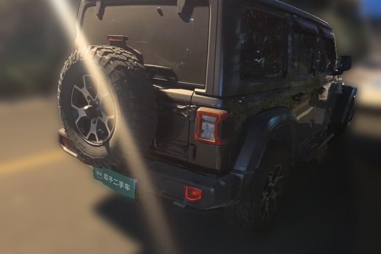 Used Jeep Wrangler 2019 2.0T Rubicon Four-Door Version China VI Emission Standard Rear Right 45 Deg