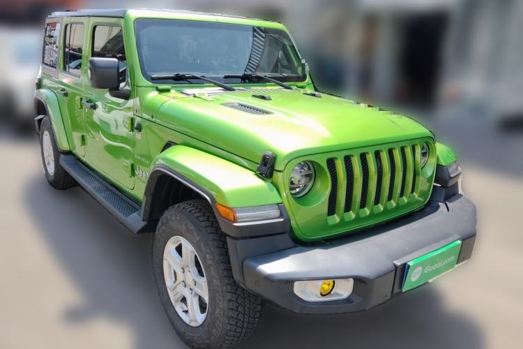 Used Jeep Wrangler 2019 2.0T Sahara 4-Door Version China V Standard Front Right 45 Deg