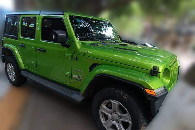 Used Jeep Wrangler 2019 2.0T Sahara 4-Door Version China V Standard Front Right 45 Deg