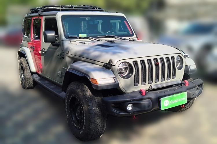 Used Jeep Wrangler 2019 2.0T Sahara Four-Door Version China VI Emission Standard Front Right 45 Deg