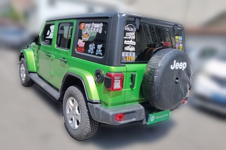 Used Jeep Wrangler 2019 2.0T Sahara 4-Door Version China V Standard Rear Left 45 Deg