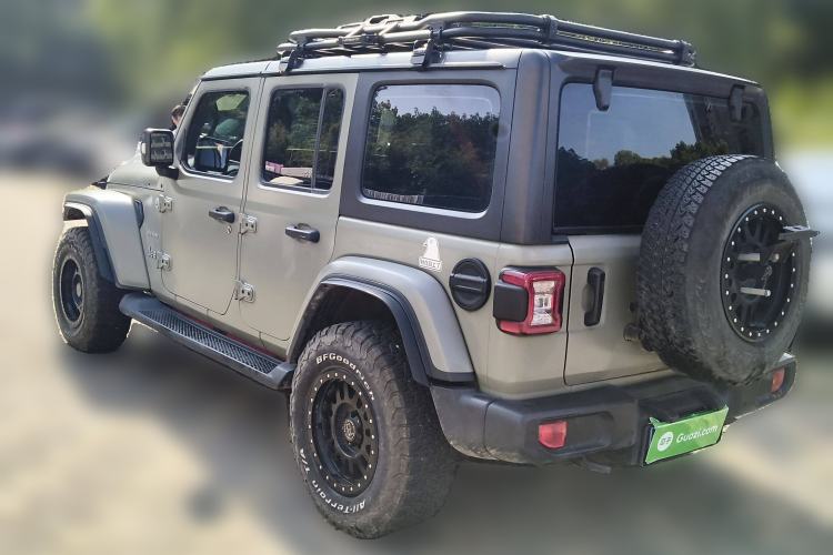 Used Jeep Wrangler 2019 2.0T Sahara Four-Door Version China VI Emission Standard Rear Left 45 Deg