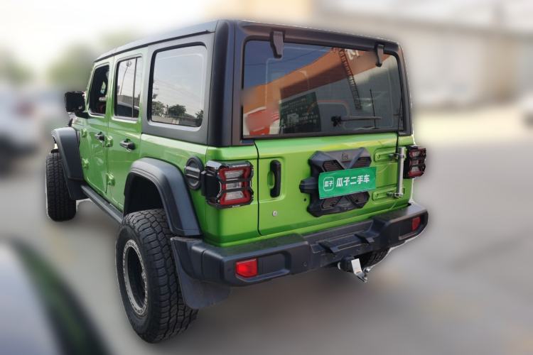 Used Jeep Wrangler 2019 2.0T Rubicon Four-Door Version China VI Emission Standard Rear Left 45 Deg