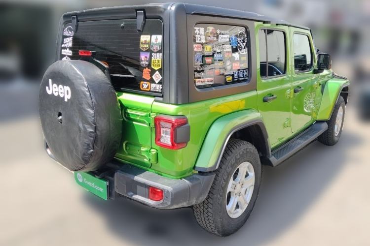 Used Jeep Wrangler 2019 2.0T Sahara 4-Door Version China V Standard Rear Right 45 Deg