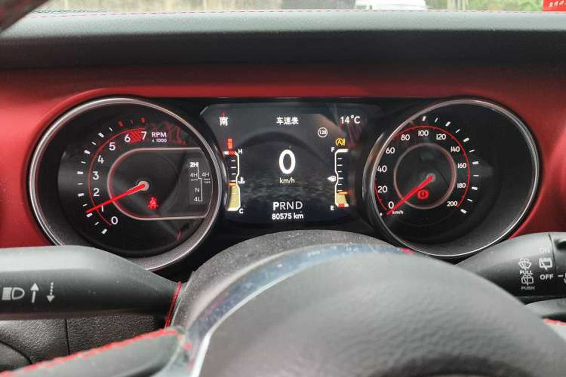 Used Jeep Wrangler 2019 2.0T Rubicon Four-Door Version China VI Emission Standard Instrument Cluster