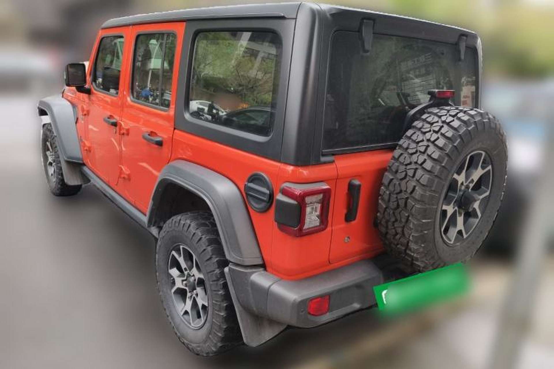 Used Jeep Wrangler 2019 2.0T Rubicon Four-Door Version China VI Emission Standard Rear Left 45 Deg