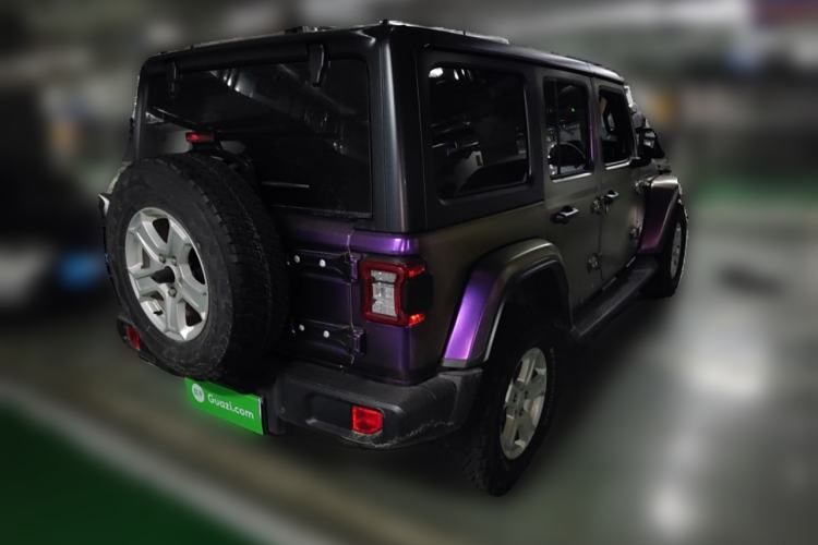 Used Jeep Wrangler 2019 2.0T Sahara 4-Door Version China V Standard Rear Right 45 Deg